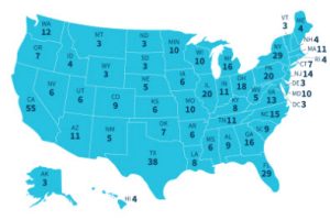 map of u.s. electoral college